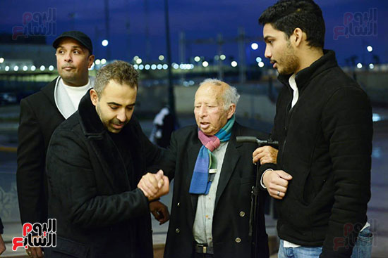 محمد عدوية يستقبل االموسيقاؤ هانى شنودة