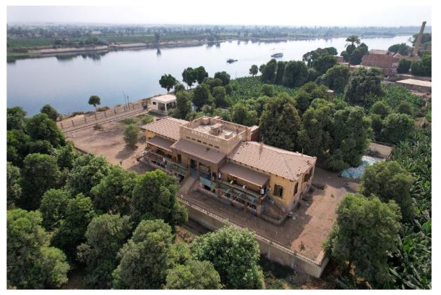 ترميم إستراحة خاصة بالملكية في وابورات المطاعنة