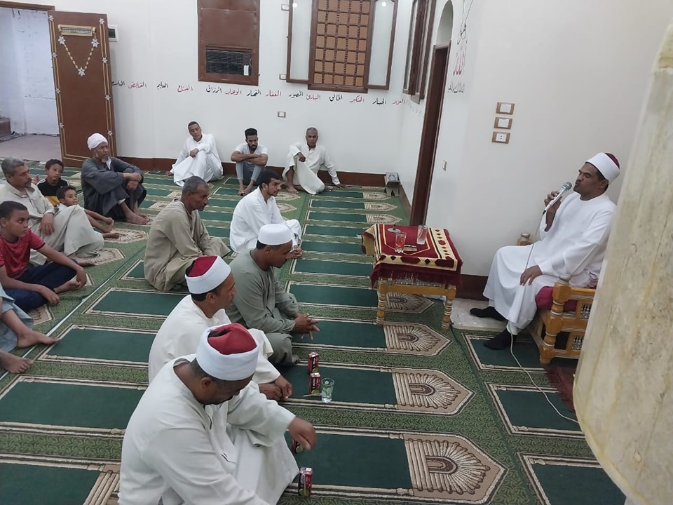 جلسة تلاوة كتاب الله فى مساجد الطود
