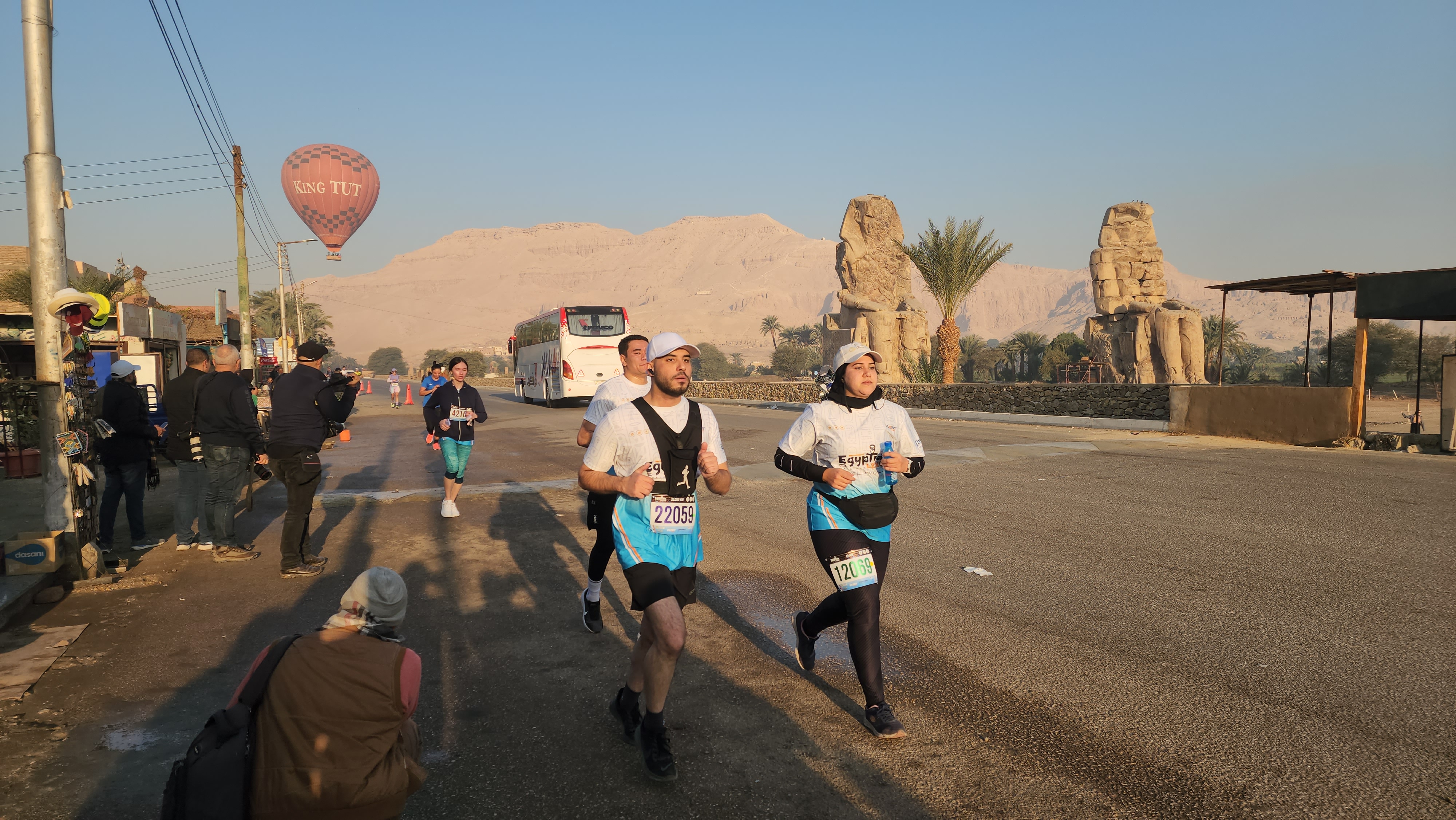 متسابقين ماراثون مصر الدولي