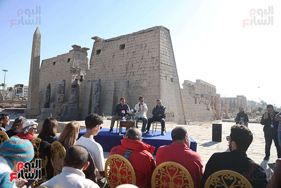 مهرجان الأقصر ندوة خالد النبوى مهرجان الأقصر ندوة خالد النبوى