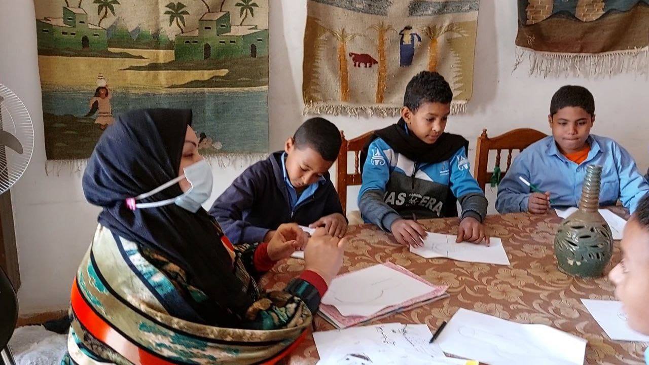 جانب من الورش لدعم الأطفال فى الأقصر جانب من الورش لدعم الأطفال فى الأقصر