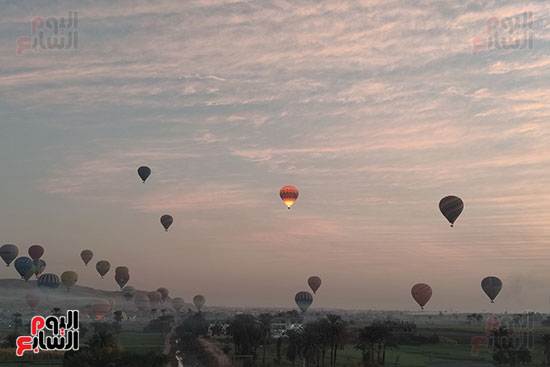 جانب-من-تحليق-رحلات-البالون-غرب-الأقصر