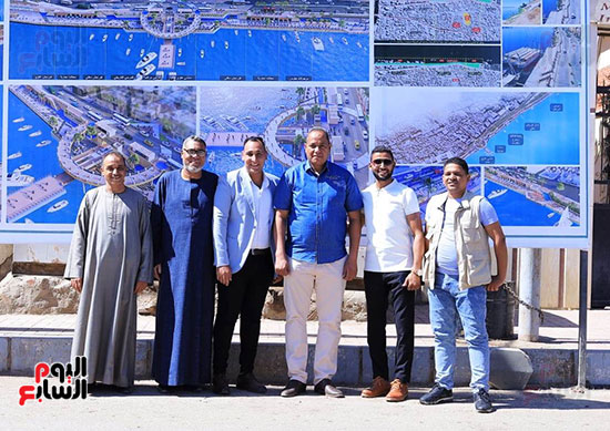 فريق-العمل-فى-خطط-تطوير-كورنيش-النيل-بمدينة-إسنا