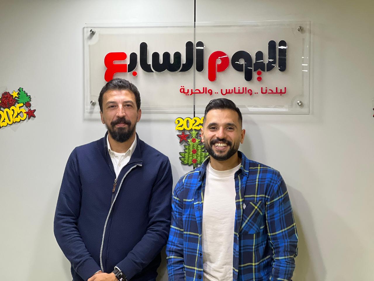 المهندس أحمد فايز والزميل آسر أحمد (1)