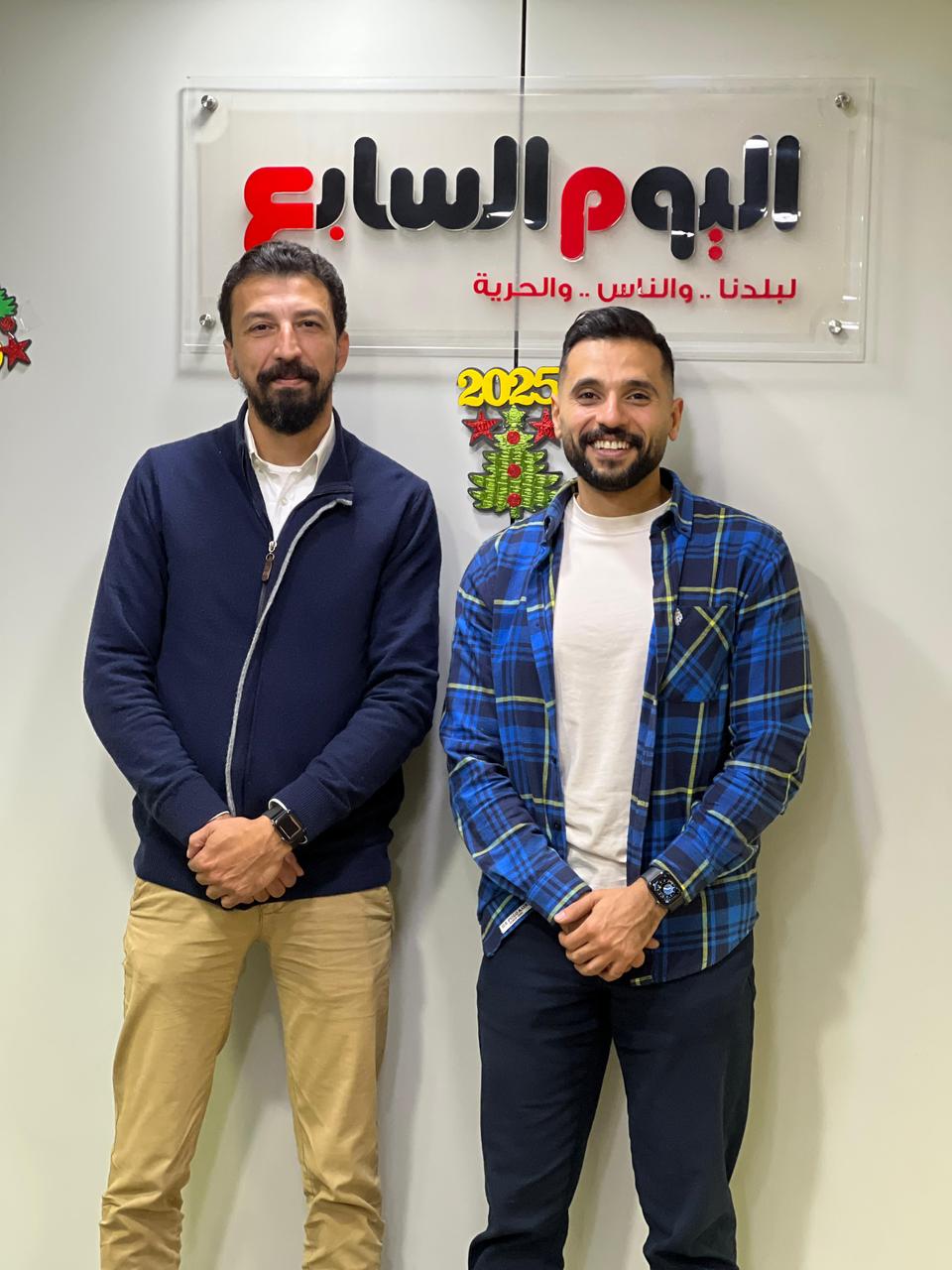 المهندس أحمد فايز والزميل آسر أحمد (2)