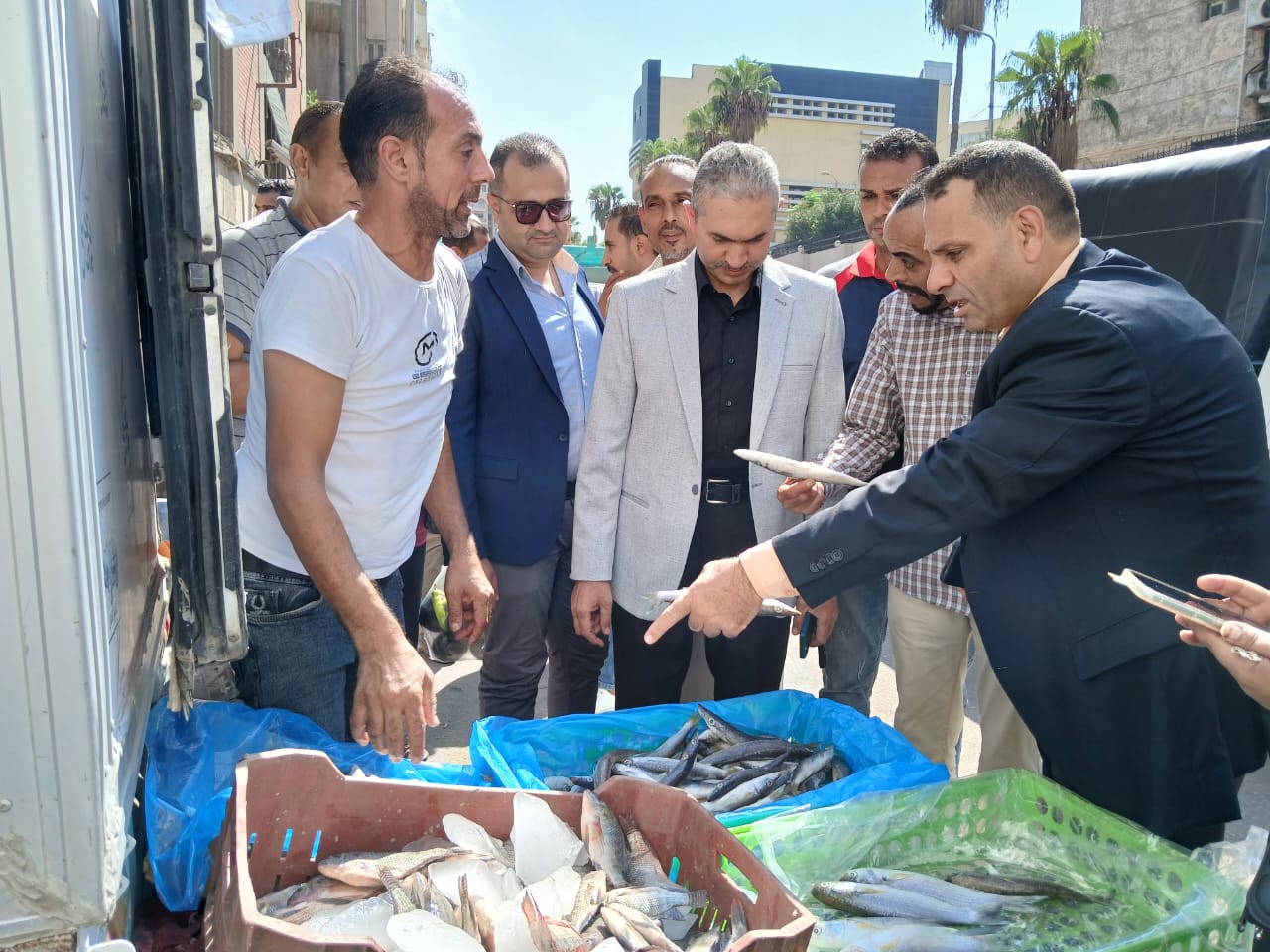 قيادات مديرية التموين بالاسكندرية