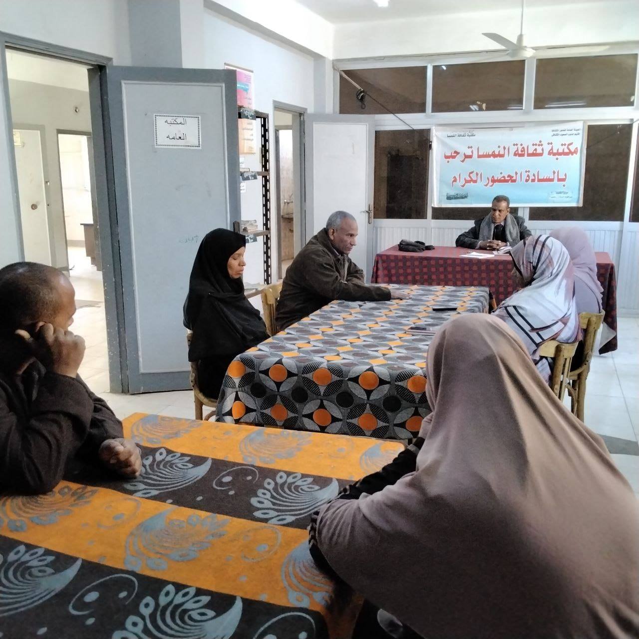 جانب من الورش والفعاليات الثقافية بقصور الأقصر