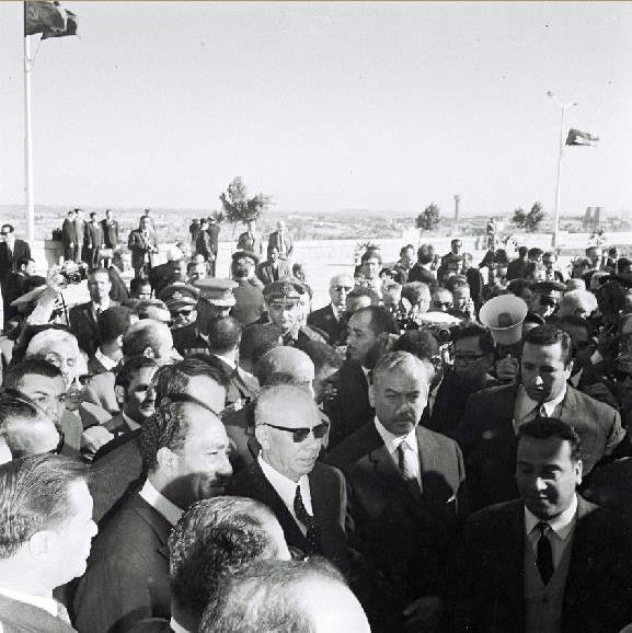 جانب من زيارة السادات ووفد السوفيت