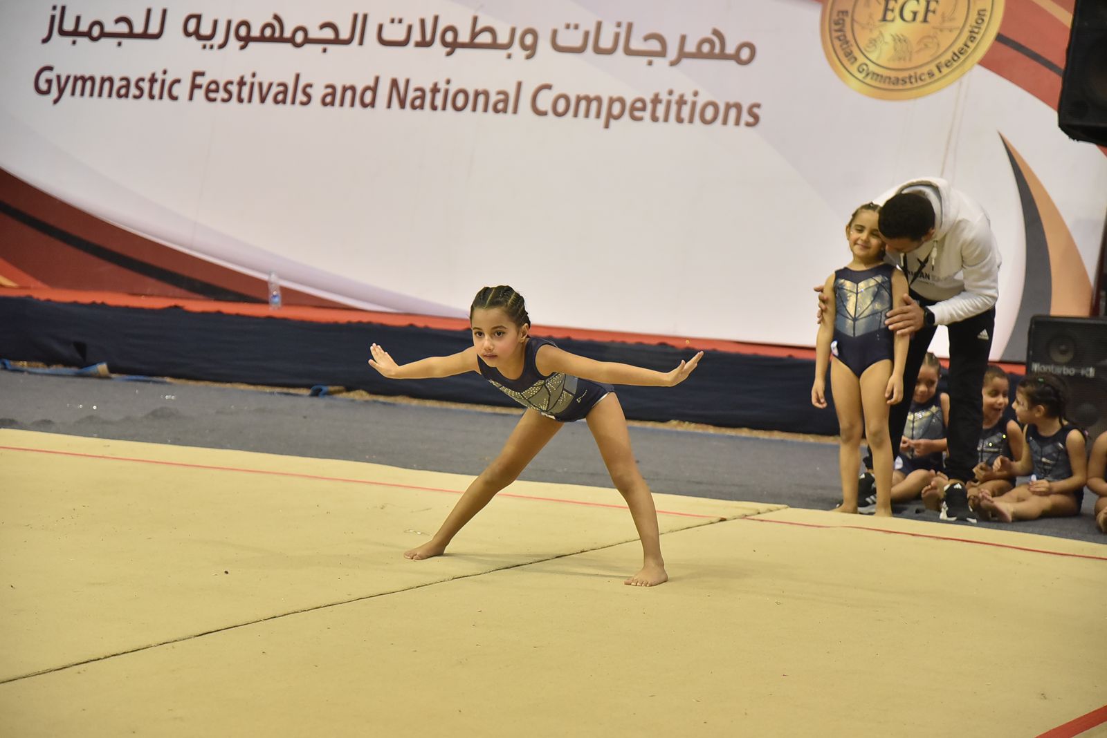 فيروز أحمد حسن  تحصل على المركز الاول فى بطولة الجمهورية للجمباز وتفوز الذهبية وكأس البطولة (4)