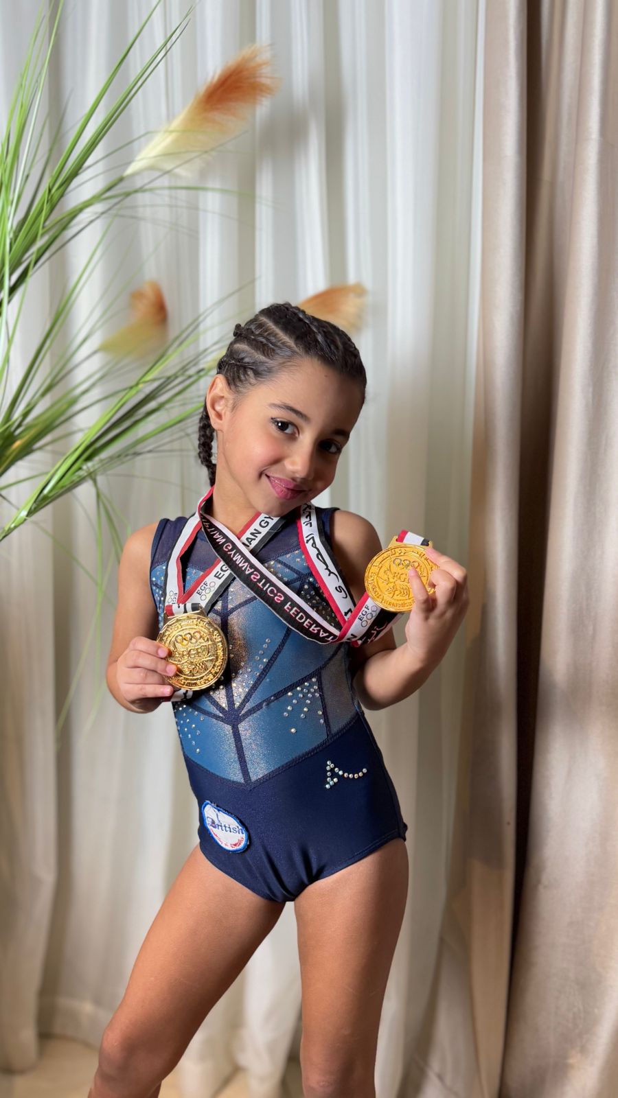 فيروز أحمد حسن  تحصل على المركز الاول فى بطولة الجمهورية للجمباز وتفوز الذهبية وكأس البطولة (2)