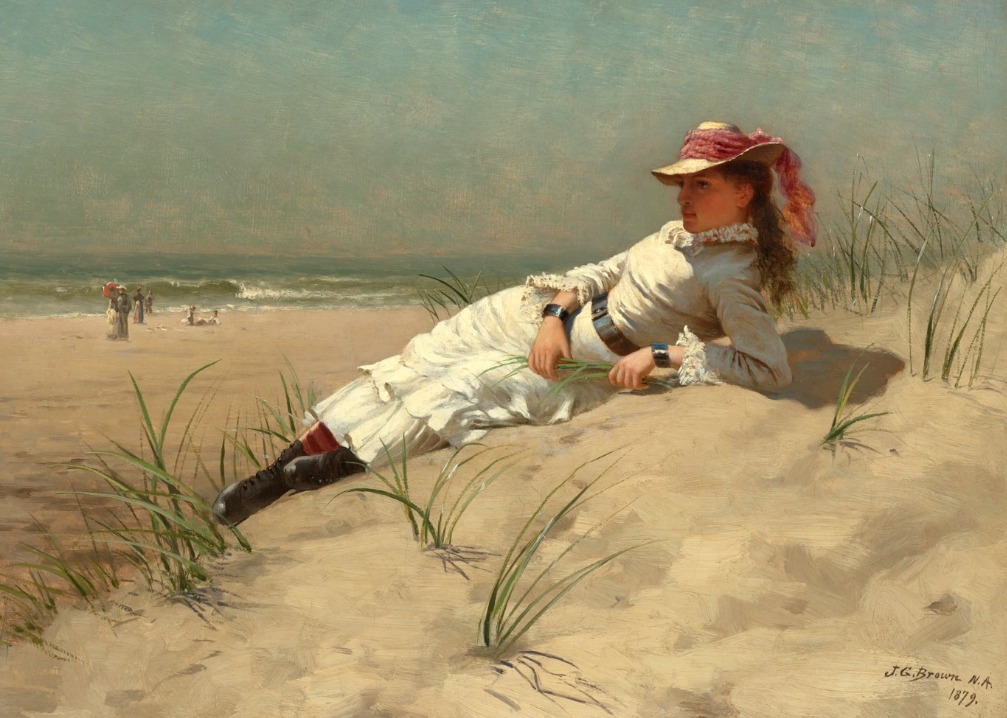 لوحة أشعة الشمس للفنان جون جورج براون لوحة أشعة الشمس للفنان جون جورج براون