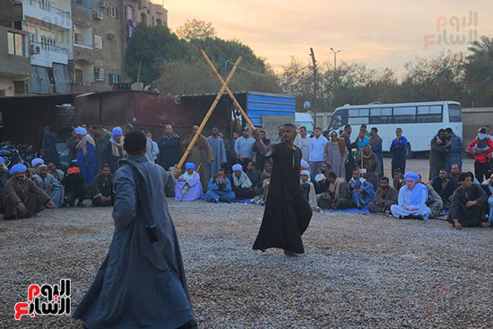 سحر-لعبة-العصاية-الصعيدي-فى-مولد-الشيخ-أبو-الغطاس