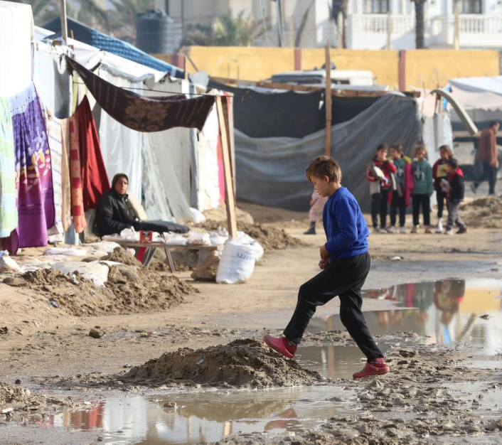 مخيمات النازحين في غزة