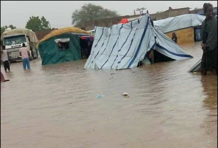 غرق المخيمات