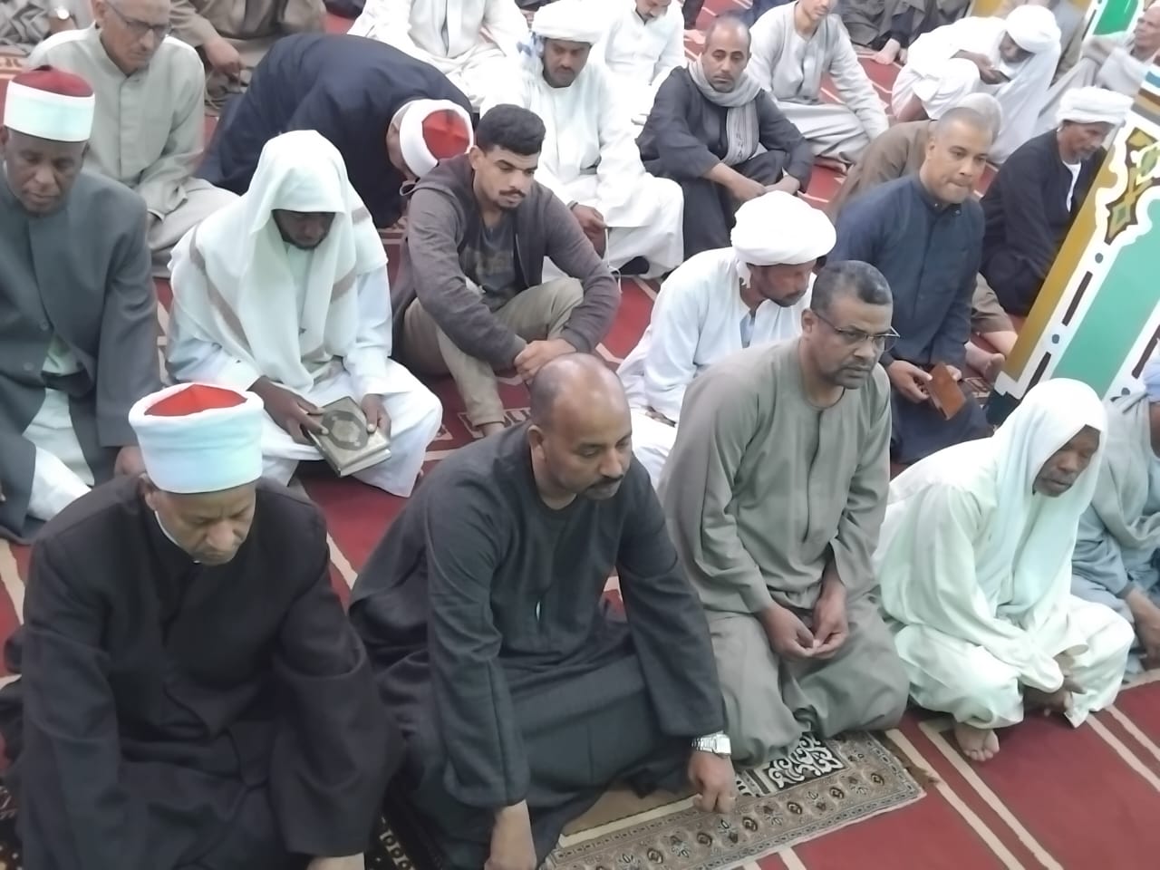 جانب من الخطبة بحضور علماء الازهر والاوقاف والنواب جانب من الخطبة بحضور علماء الازهر والاوقاف والنواب