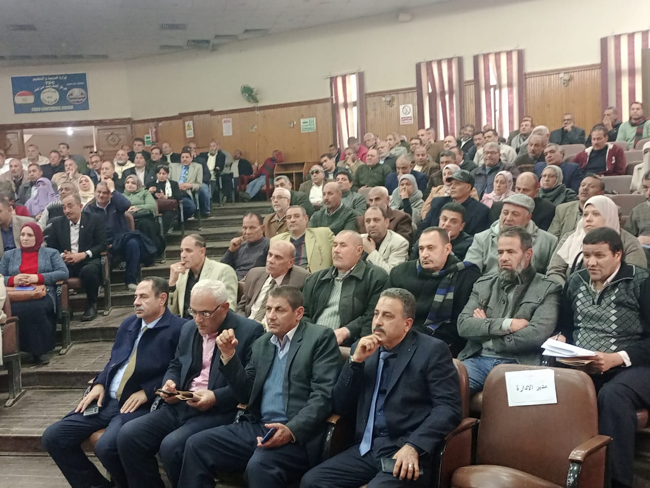 الحضور من رؤساء لجان الشهادة الإعدادية