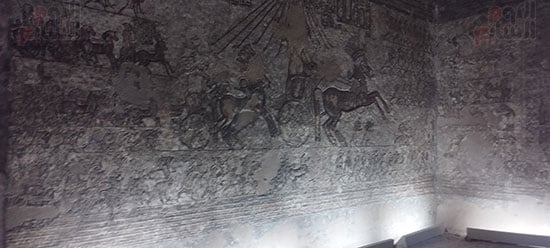 العجلة-الحربية-داخل-مقبرة-مرى-رع- العجلة-الحربية-داخل-مقبرة-مرى-رع-