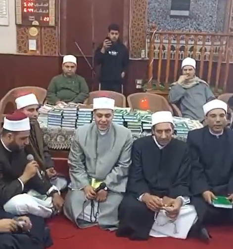 جانب من المقرأة بحضور  الدكتور عبد الفقادر سليم مدير الدعوة