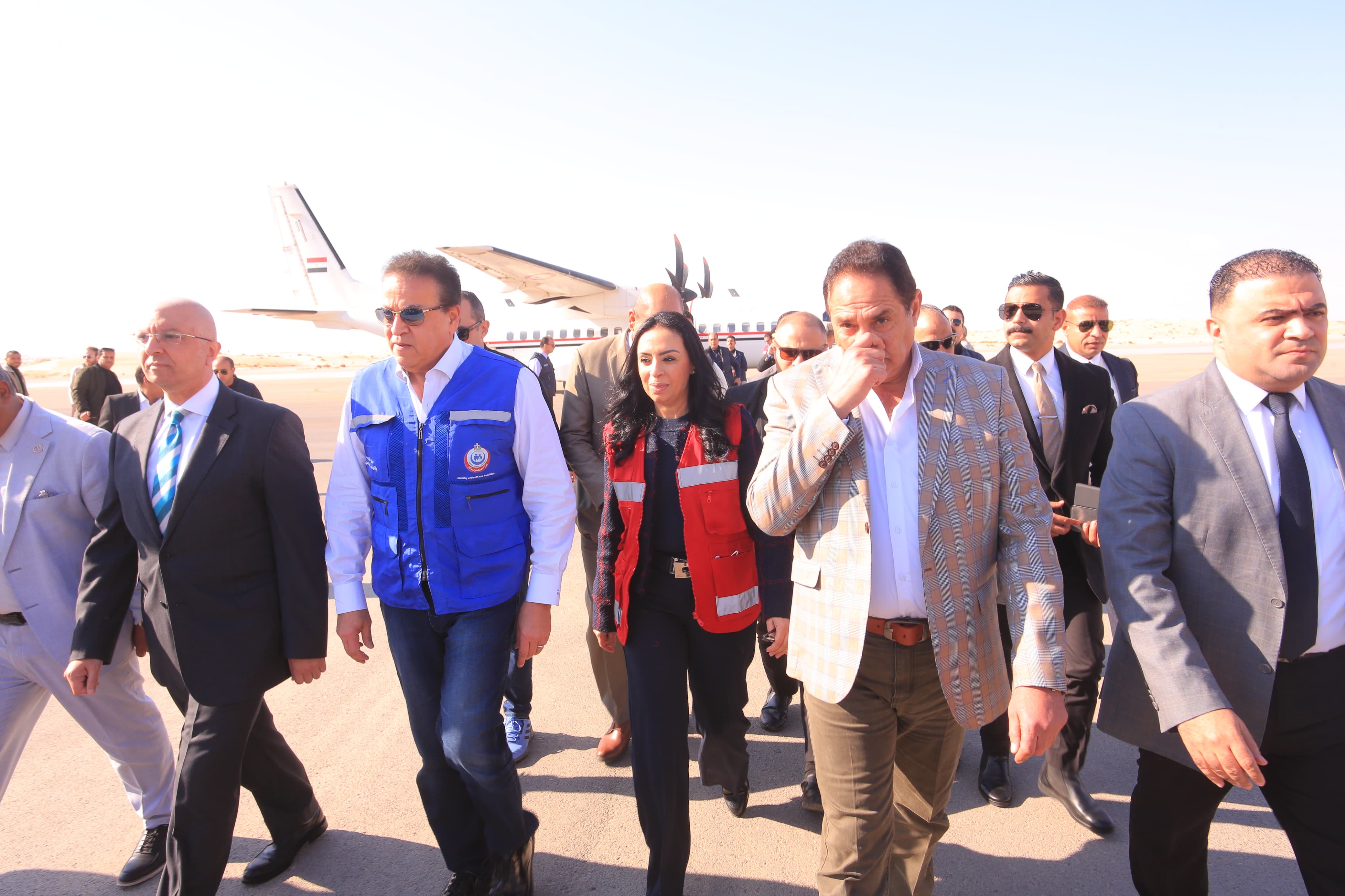 جولة الدكتور خالد عبد الغفار والدكتورة مايا مرسى