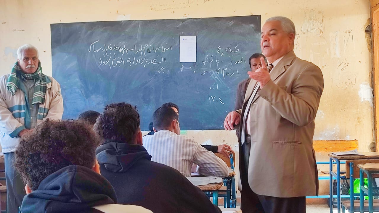 جولات بلجان امتحانات الشهادة الإعدادية في أول أيامها