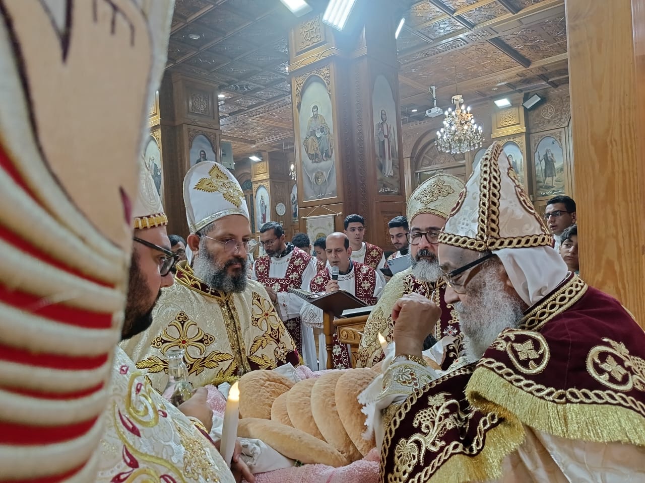 جانب من مراسم القداس