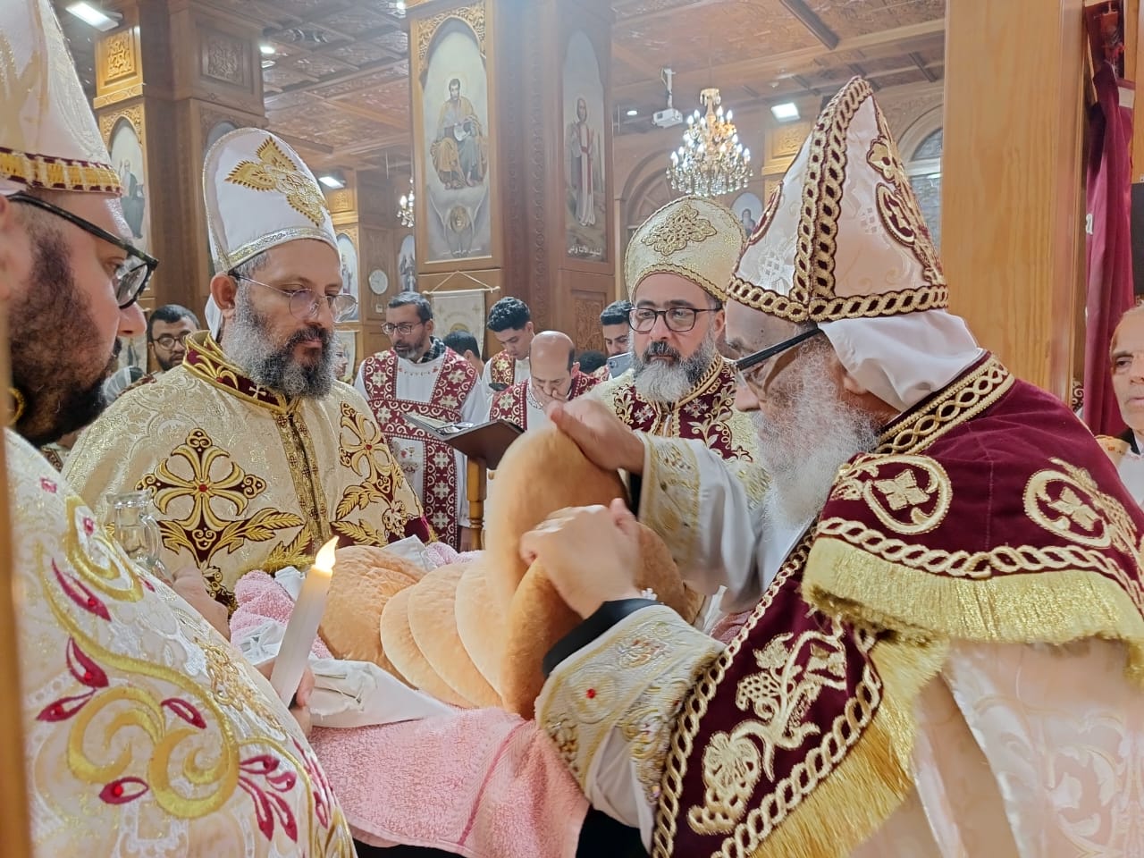 المراسم للقداس اليوم