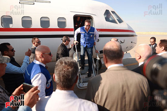 وصول وزيرى الصحة والتضامن للعريش (4)