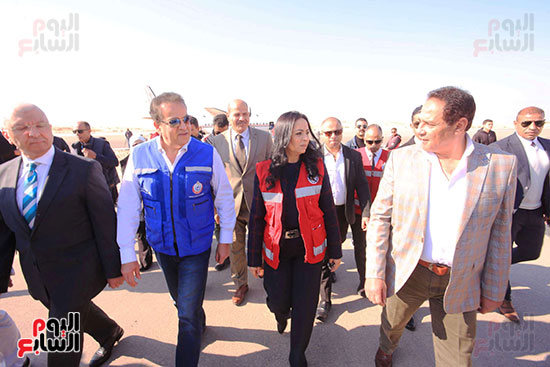 وصول وزيرى الصحة والتضامن للعريش (6)