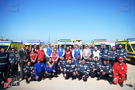 وصول وزيرى الصحة والتضامن للعريش (21)