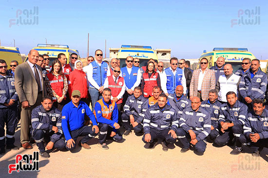 وصول وزيرى الصحة والتضامن للعريش (14)