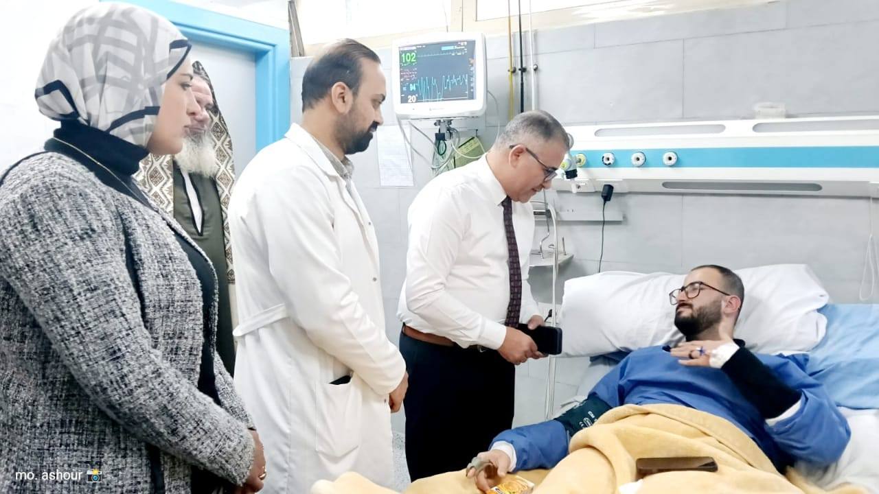 خلال تفقد المرضي