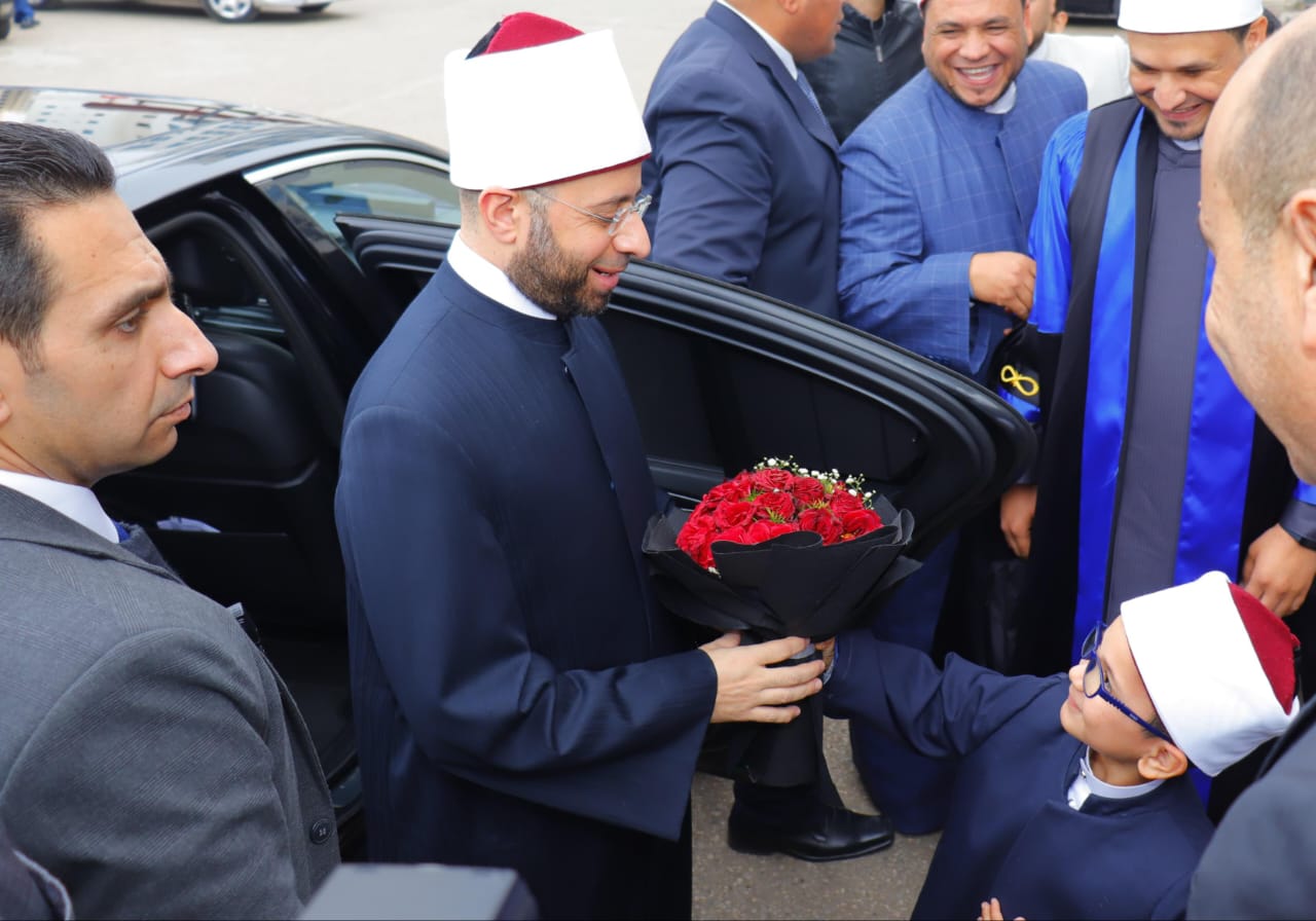 جامعة دمنهور تستقبل وزير الأوقاف (1)