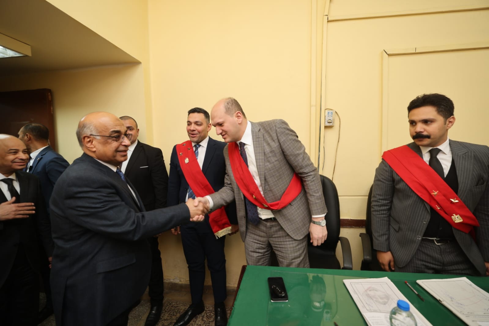 وزير العدل يتفقد أعمال التطوير والترميم لمجمع محاكم الجلاء (8)