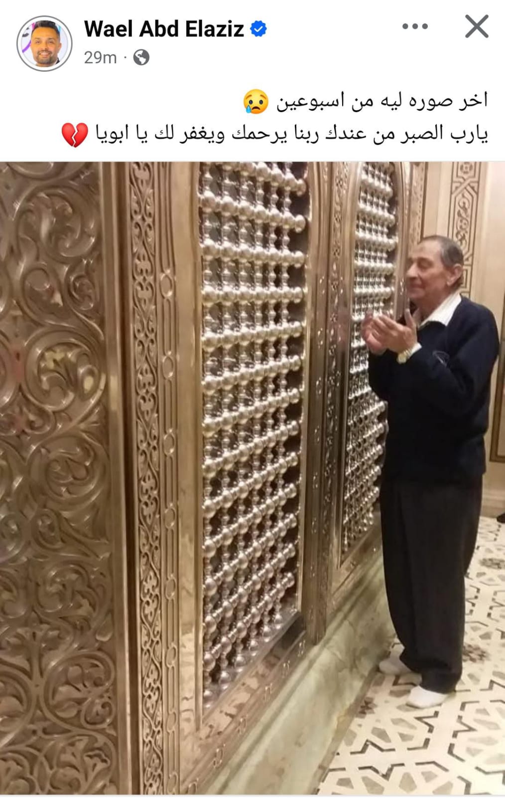 بوست الفنان وائل عبد العزيز بوست الفنان وائل عبد العزيز