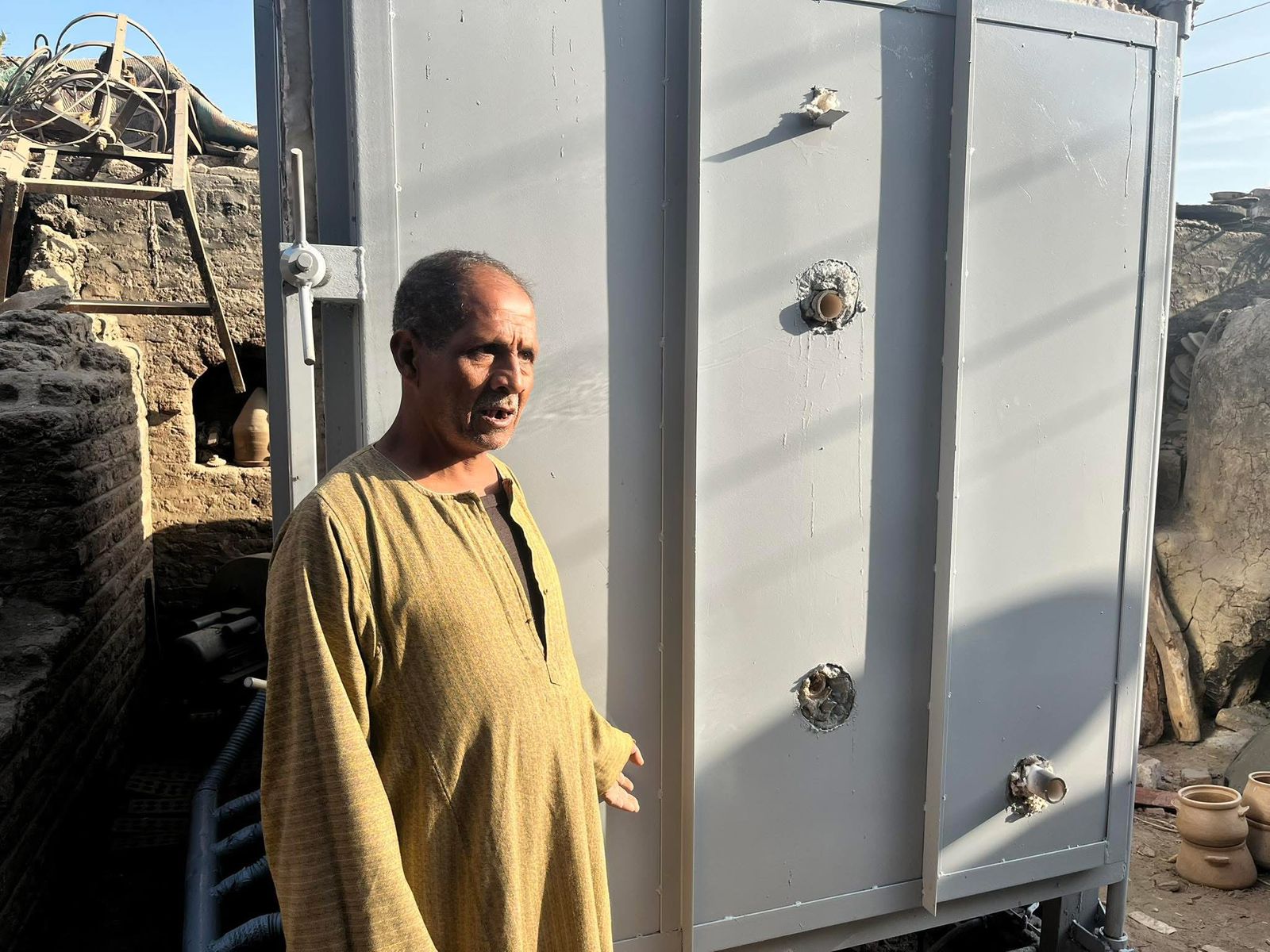  فرن صديقة للبيئة في صناعة الفخار (1)