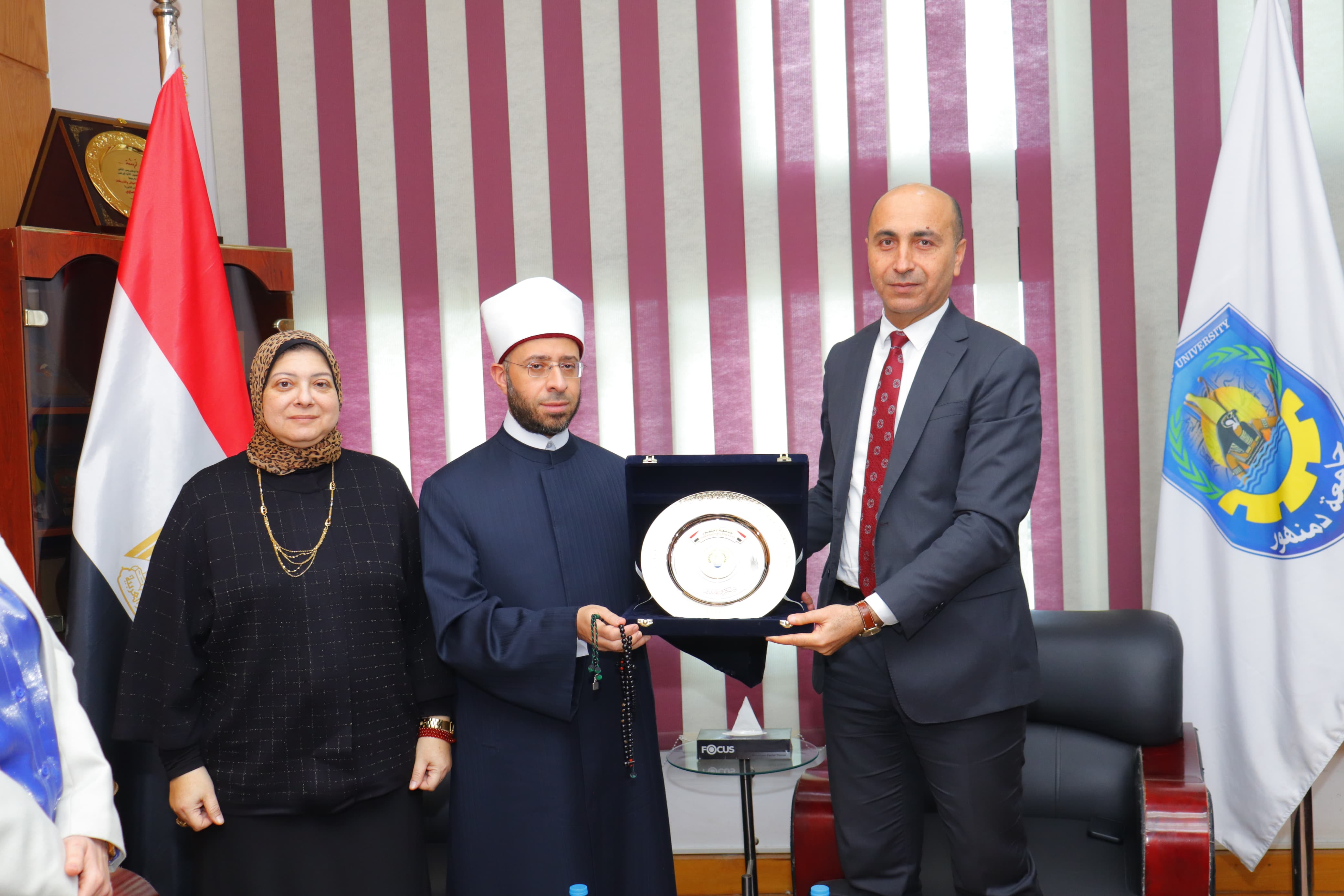 جامعة دمنهور تستقبل وزير الأوقاف (7)