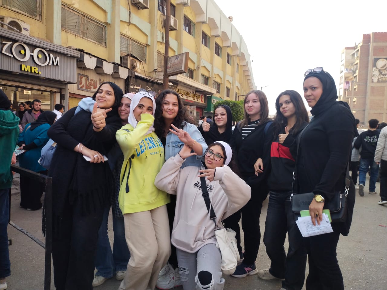 طالبات الشهادة الإعدادية بالقليوبية