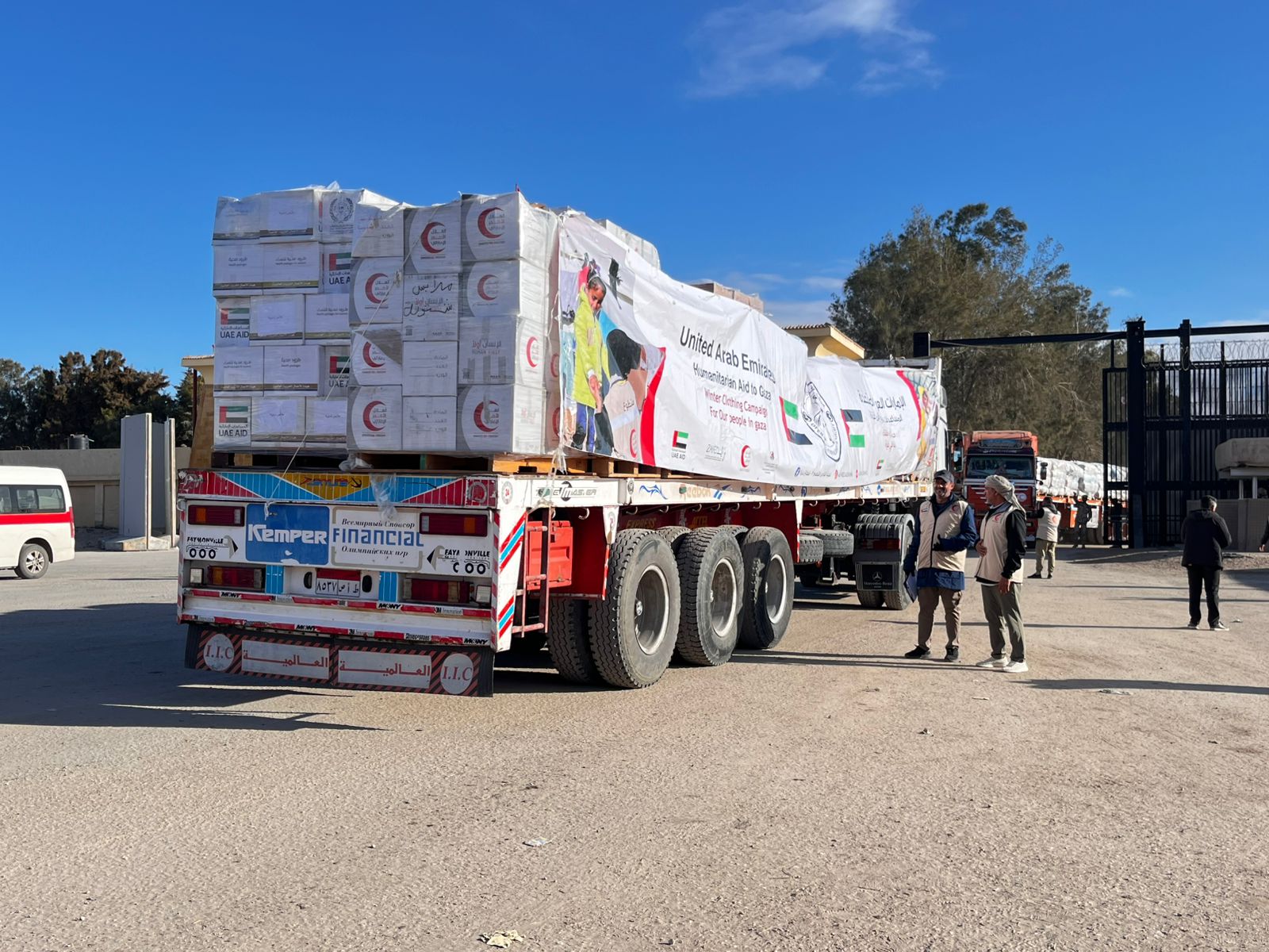 المساعدات الانسانية لغزة