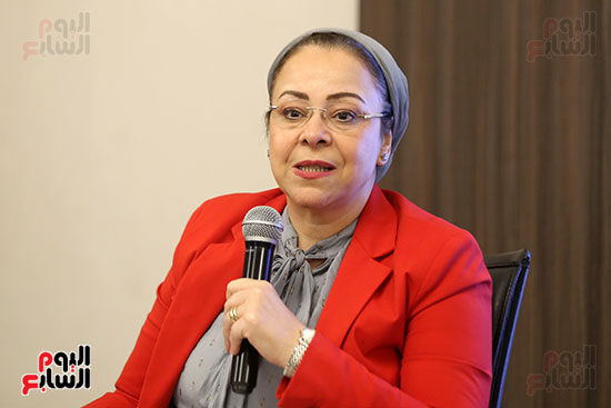 استاذة نهاد أبو القمصان عضو المجلس القومى لحقوق الانسان (1)