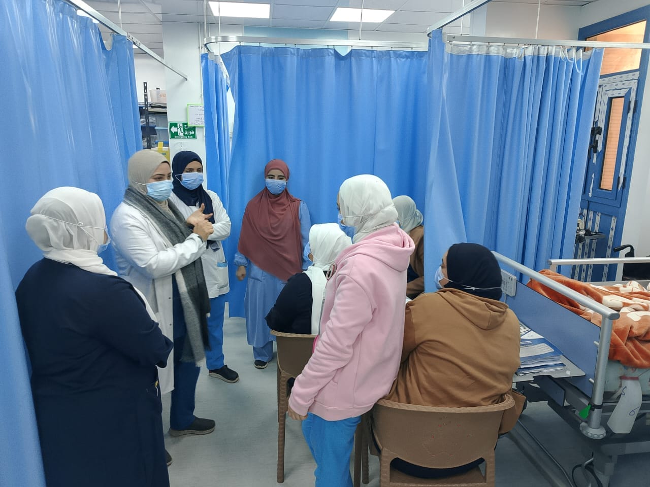 تدريب الكوادر الطبية والتمريض بالمستشفى تدريب الكوادر الطبية والتمريض بالمستشفى