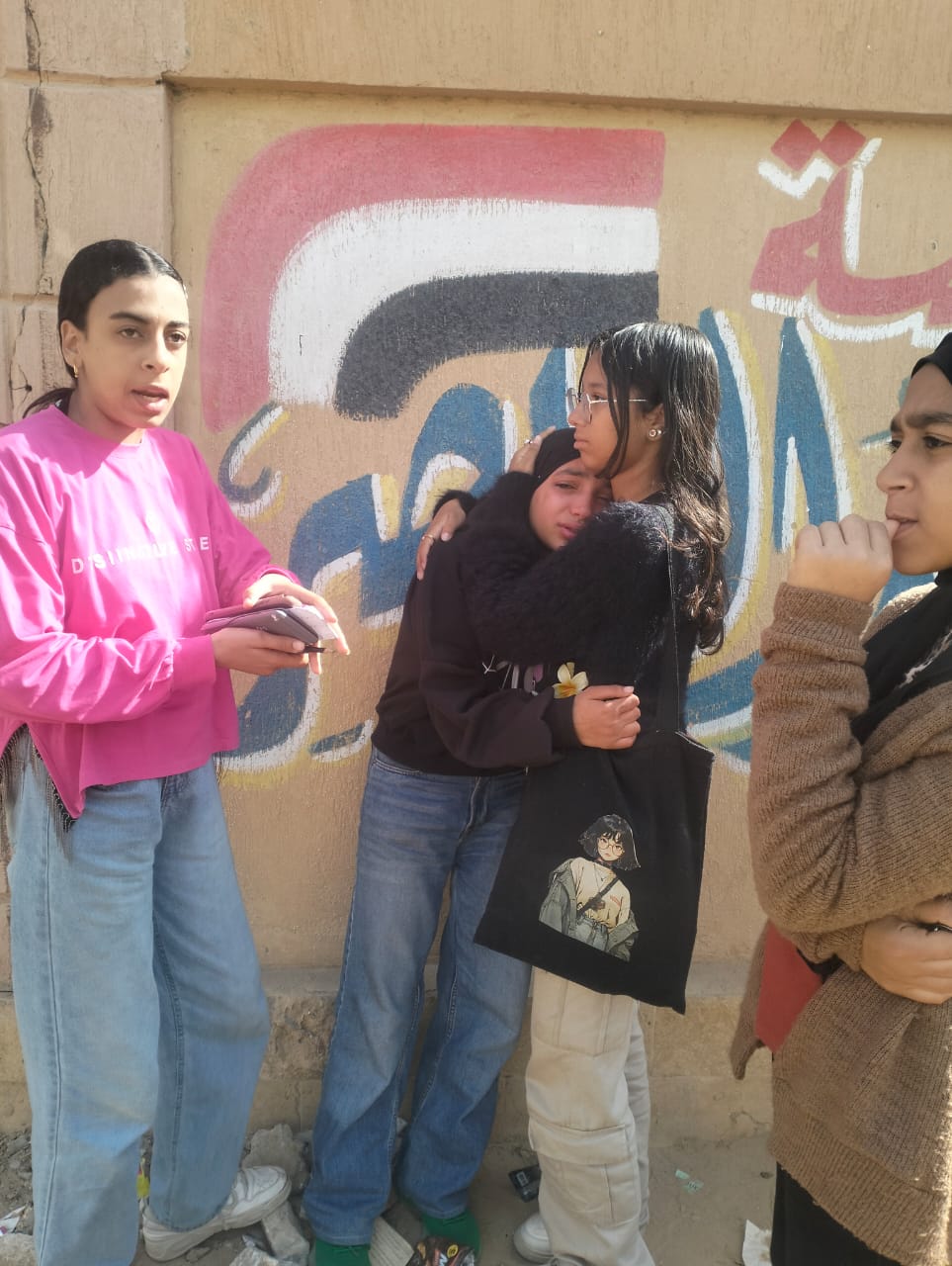 بكاء طلاب الشهادة الإعدادية