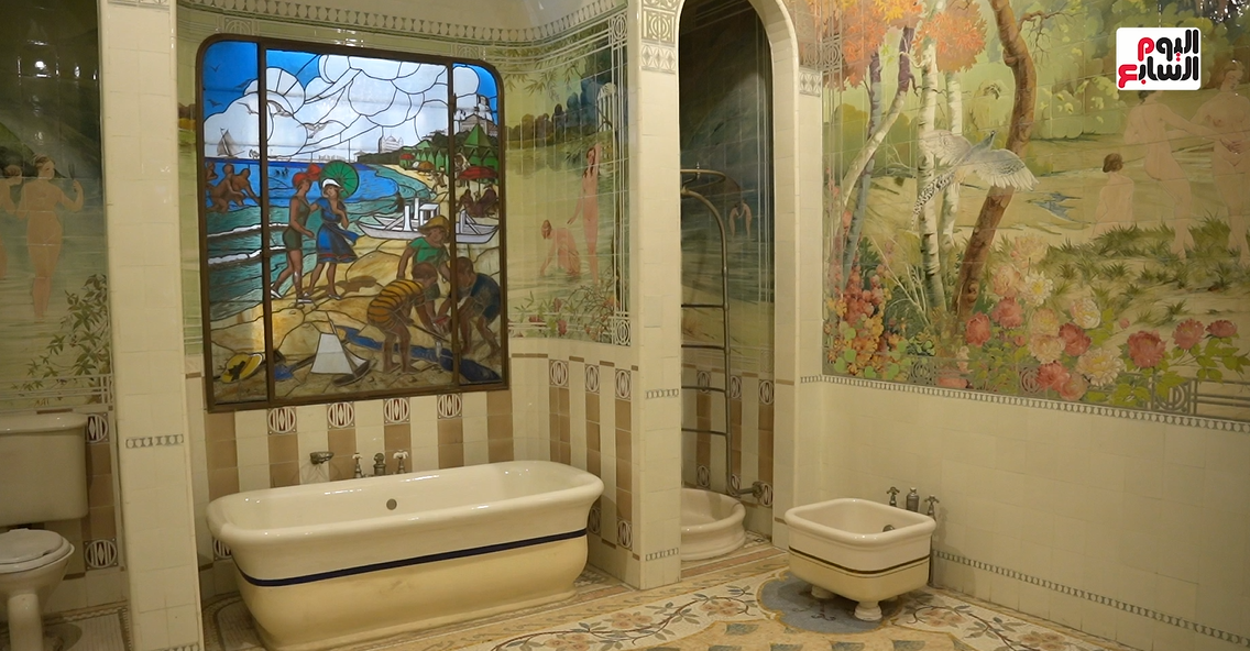 أحد حمامات القصر