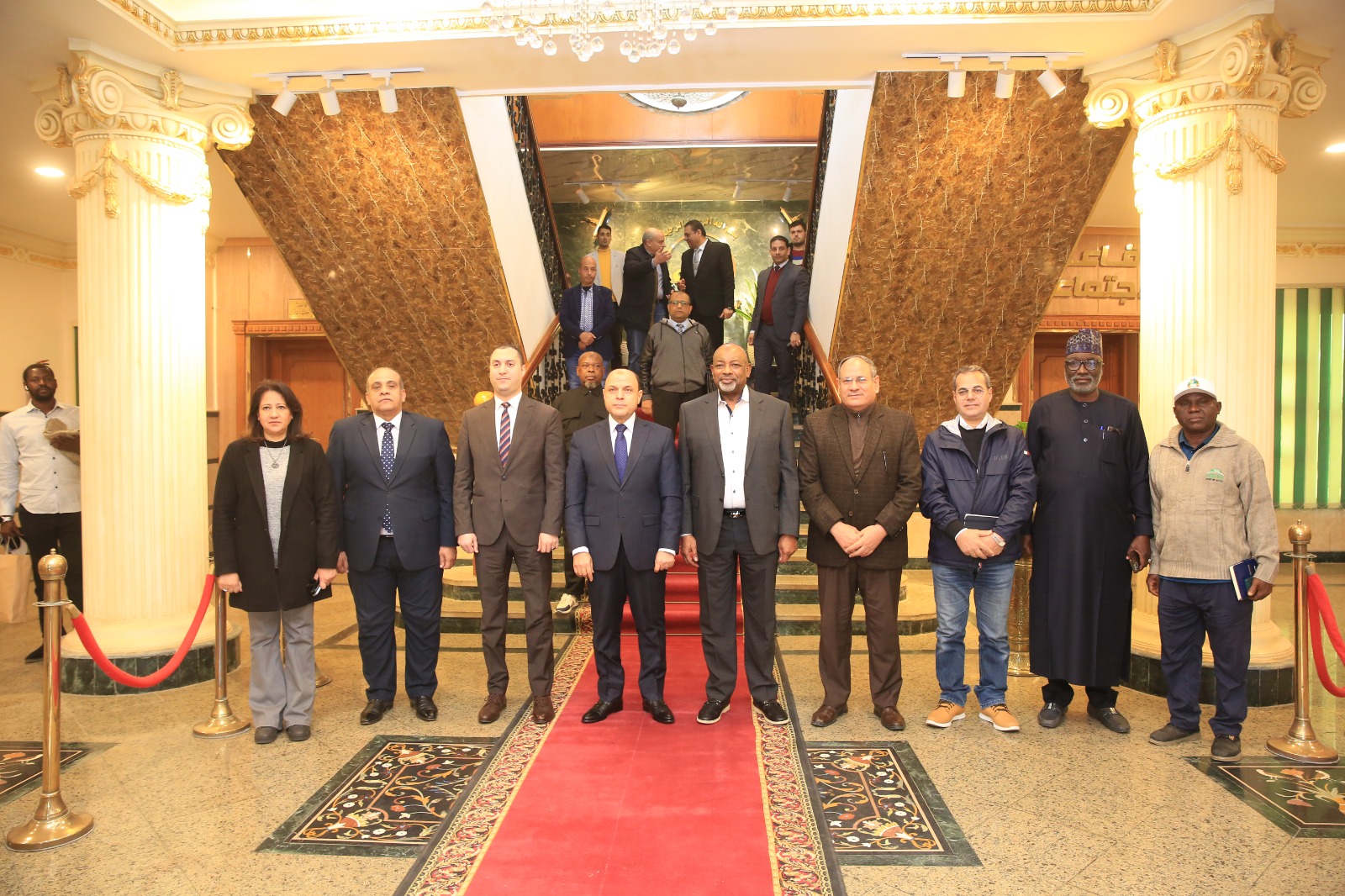 صورة جنماعية لمحافظ كفر الشيخ ووزير الزراعة النيجري صورة جنماعية لمحافظ كفر الشيخ ووزير الزراعة النيجري