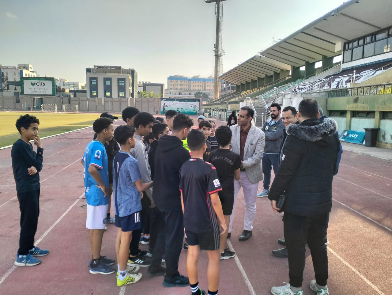 كلمة مدير شباب القليوبية لأبطال مشروع لموهبة والبطل الأوليمبي