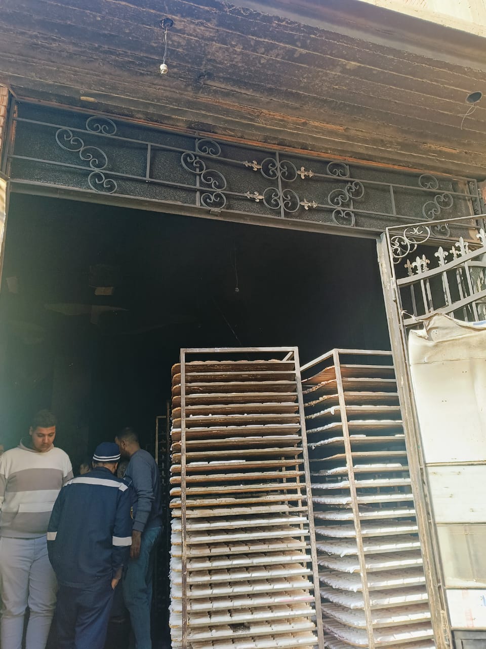 بعد السيطرة على النيران