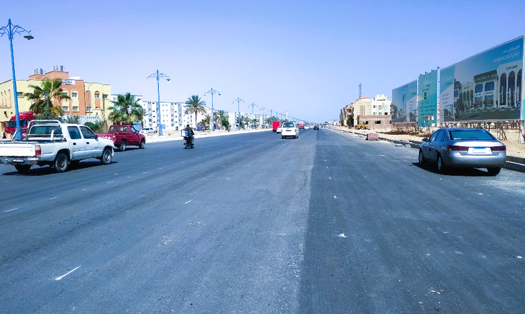 تطوير وتوسعة مدخل مرسى مطروح تطوير وتوسعة مدخل مرسى مطروح