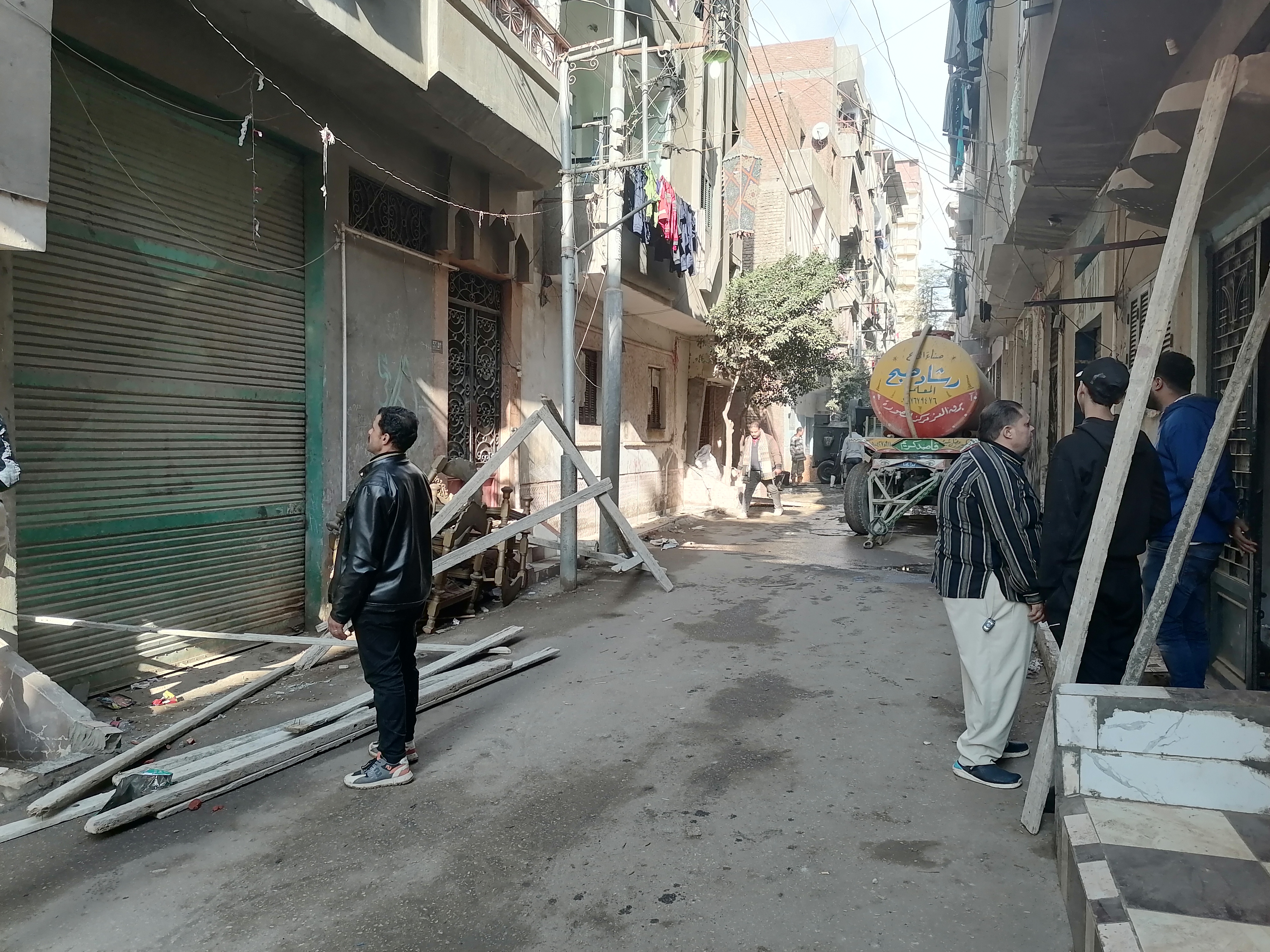 البدء في الترميم والإزاله البدء في الترميم والإزاله