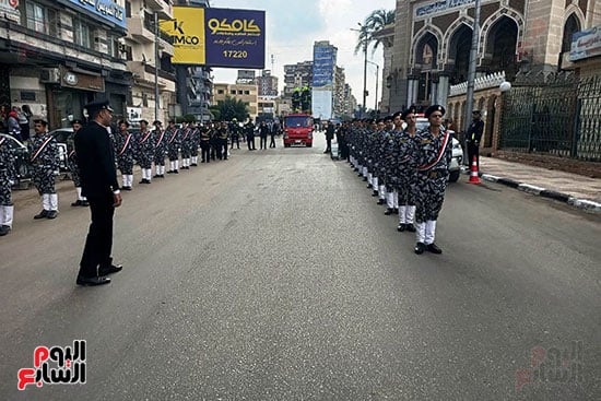 جنازة-عسكرية-للعقيد-فتحي-سويلم-شهيد-حادث-البنك-بالفيوم-2