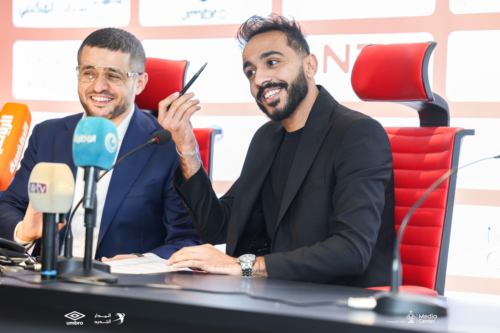 كهربا في المؤتمر الصحفي